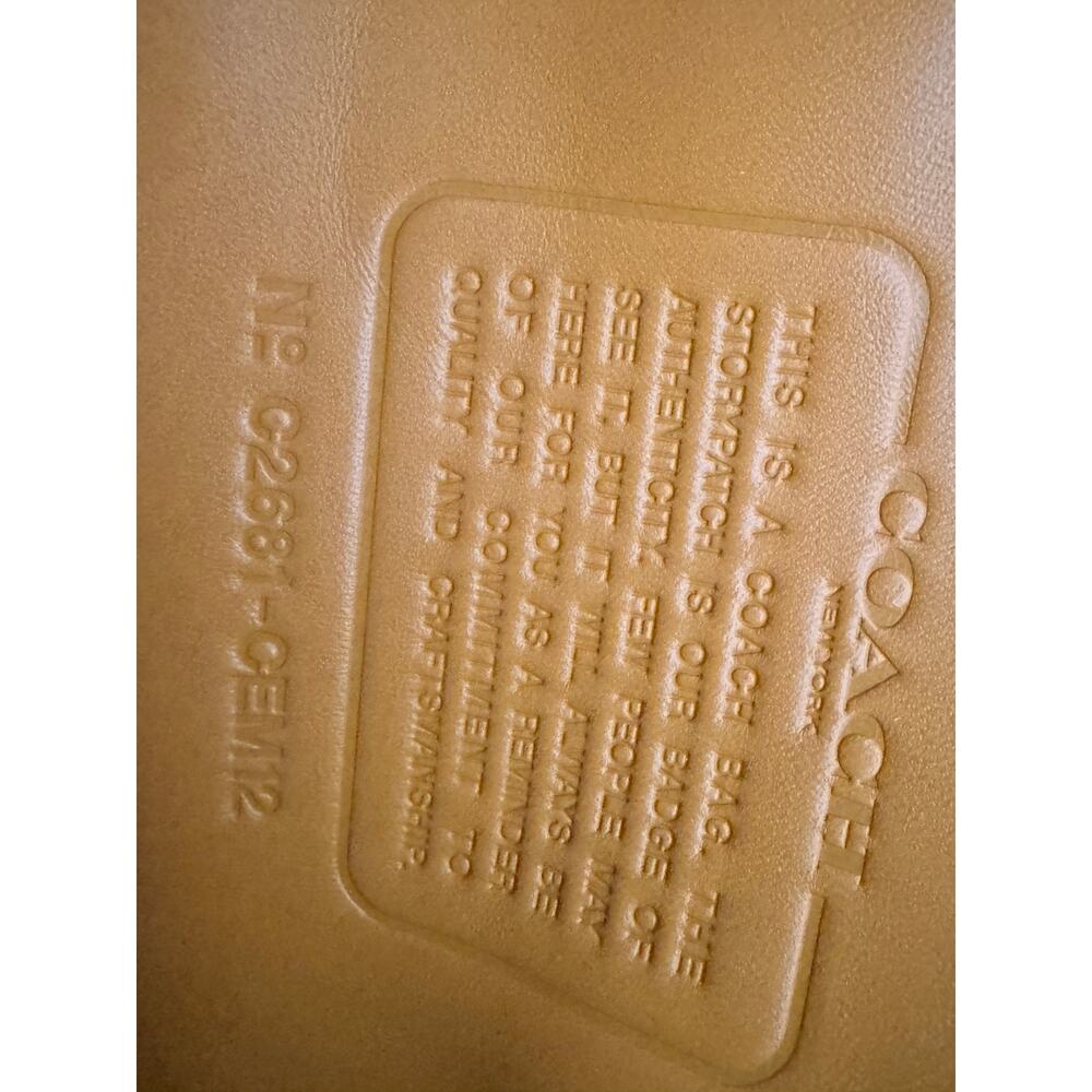 Coach Suede Tabby Shoulder Bag 36 in Orange/Marigold - CEM12 - Picture 7 of 12